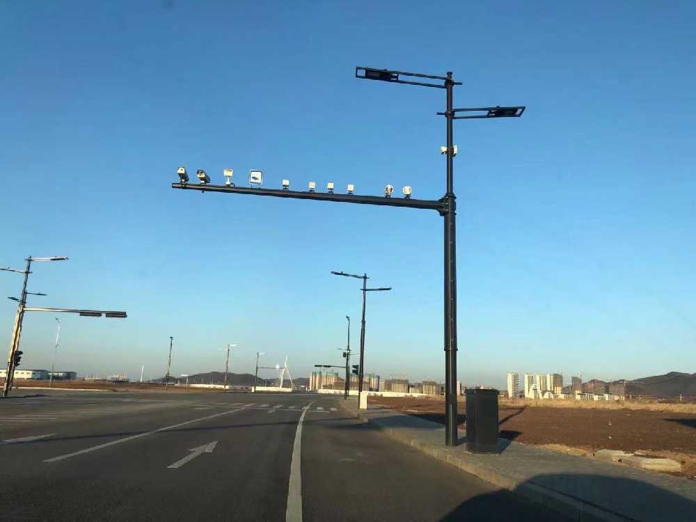 咸阳市黑龙江佳木斯综合路灯杆项目